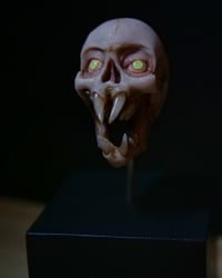 Image 10 of Vampire fetal skull, original art, dark academia