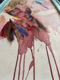 Image 4 of Hands of Light: A Good Witch series “Vera la Mellisuga” Original Painting (50% Discount Applied)