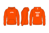 LocalHoops Ways Fleece Hoodie - W Orange/White