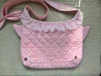 Image 1 of lacy whale shark (large crossbody)