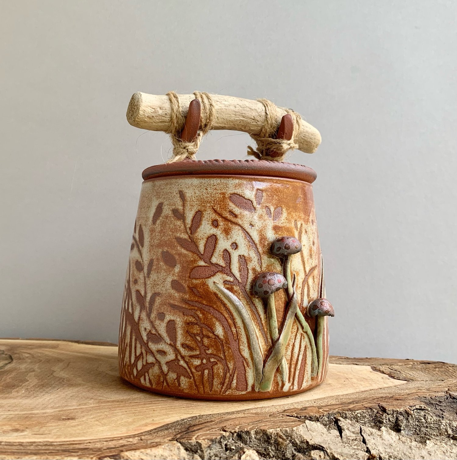 Image of Mushroom Jar 