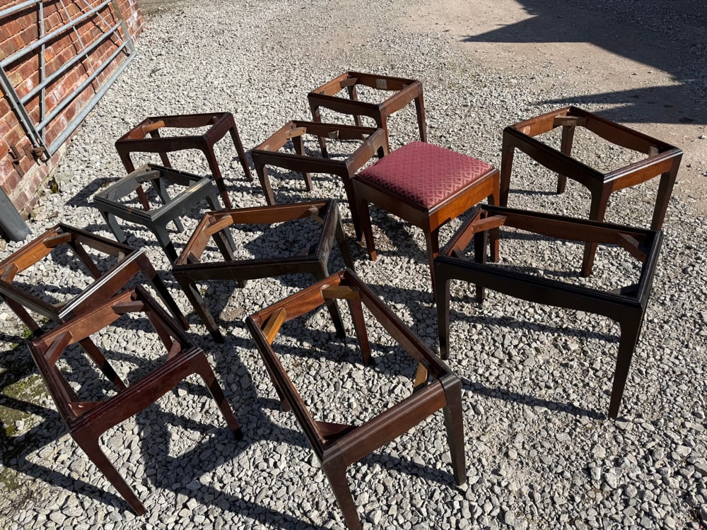 Image of 11 x stag stools 