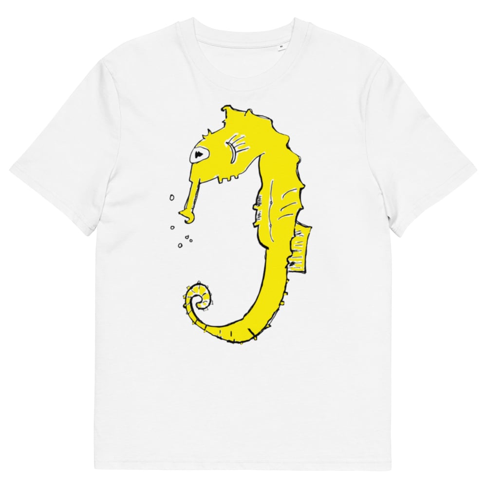 Seahorse Looking For Love - Unisex organic cotton t-shirt