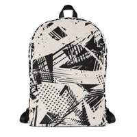Image 2 of BLK/WHT COLOR BACKPACK