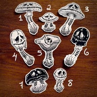 Image 1 of Skullshroom stickers