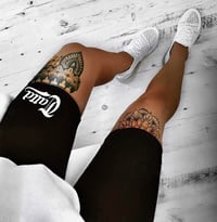 Image 1 of Medium length Summer 25 biker shorts BLACK 