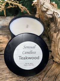 Image 1 of Teakwood Soy Wax Candles 