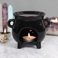 Image 1 of Black Cauldron Oil Burner 