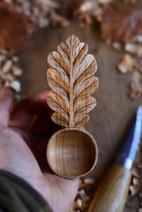 Image 5 of Oak Leaf—Coffee Scoop
