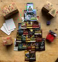 Image 1 of Magic the Gathering Advent Calendar 24 Days, 24 Packs, Sleeves, Dice, Tokens, Rares and more!