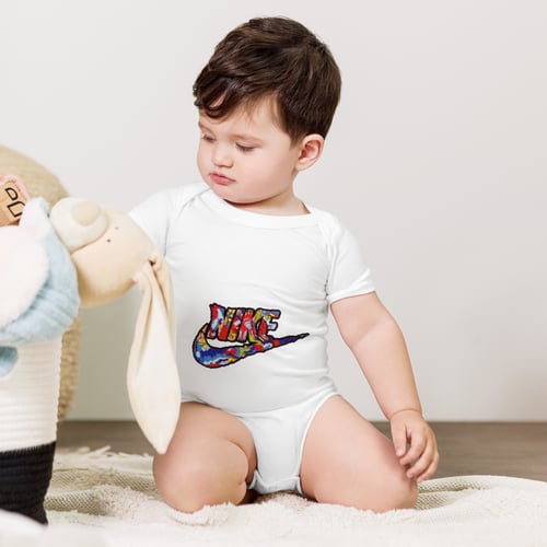 Image of Mosaic Nike Baby Bodysuit
