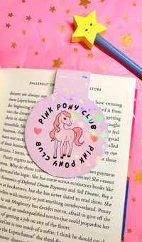 Image 2 of Pink Pony Magnetic Bookmark