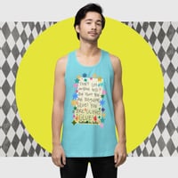 Image 9 of Glitter Glue Men’s premium tank top