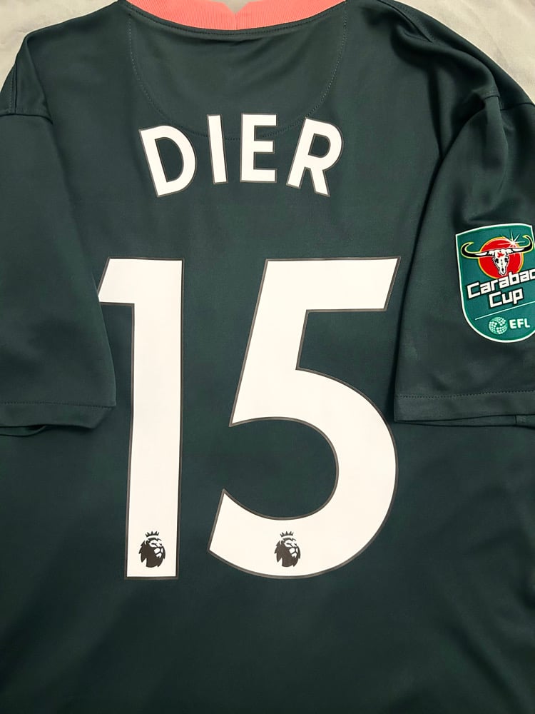 Image of PRE ORDER: Tottenham Hotspur "DIER 15" 2020/21 Away Shirt + Carabao patch (L)