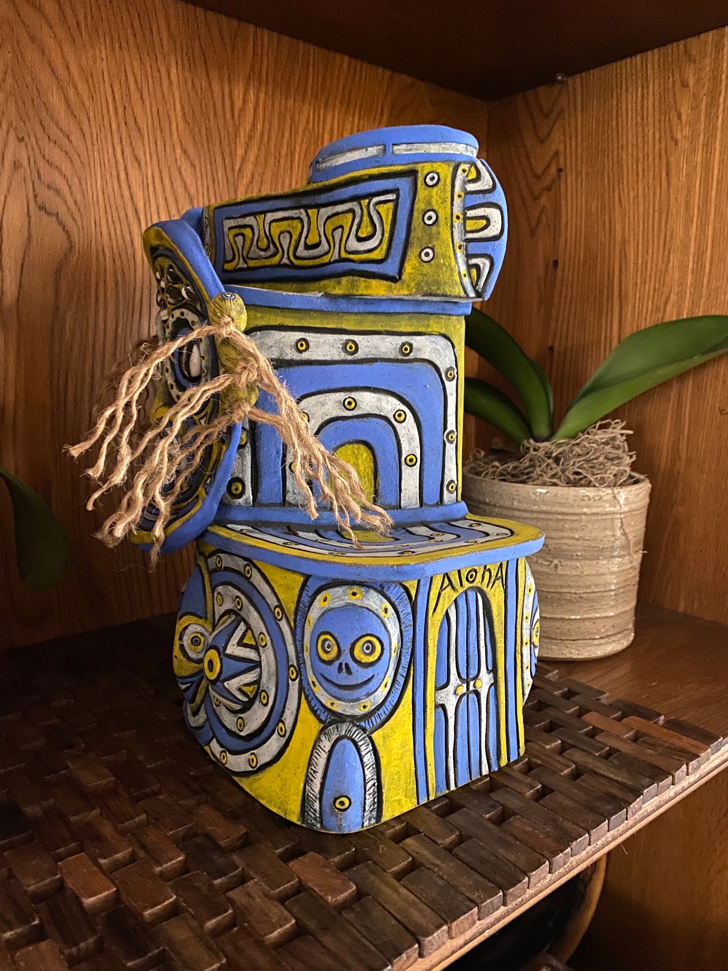 Image of 1/1 Architectural Tiki Town Sculpture