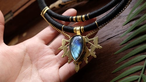Image of Surya labradorite necklace