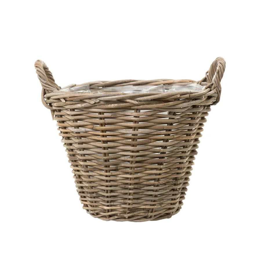 Image of Rattan Basket with Lining 