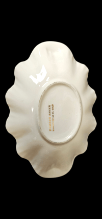 Image 2 of 23 K Gold Paint Small Planter and 22 KT Gold Paint DIsh