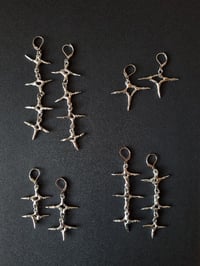 Image 1 of spiky earrings 