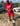 YB Red Cotton Blend Short Set
