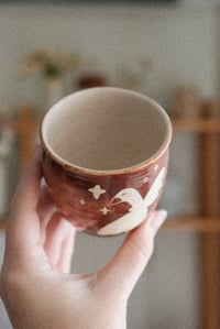 Image 2 of Hjönk white colour pop latte mug 