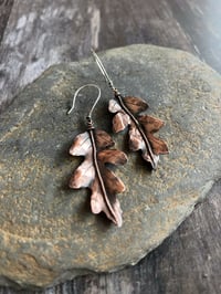 Image 5 of Autumn Leaf Earrings ~ Oak