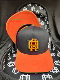 Image 1 of AB Logo - Black w/ Orange Brim