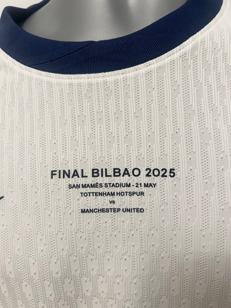 Image of Tottenham Hotspur “VAN DE VEN 37” Vaporknit 2024/25 Home Europa Final Shirt,   L