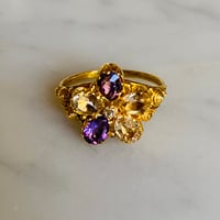 Image 1 of GEORGIAN PANSY RING