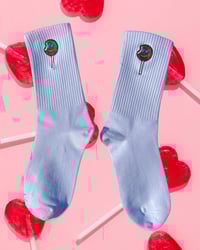 Image 2 of Paleta Payaso - Women’s Embroidered Socks