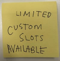 Image 1 of custom slots. limited amount 