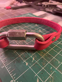 Image 1 of Carabiner Collar- Ready to Ship/Made to Size Available