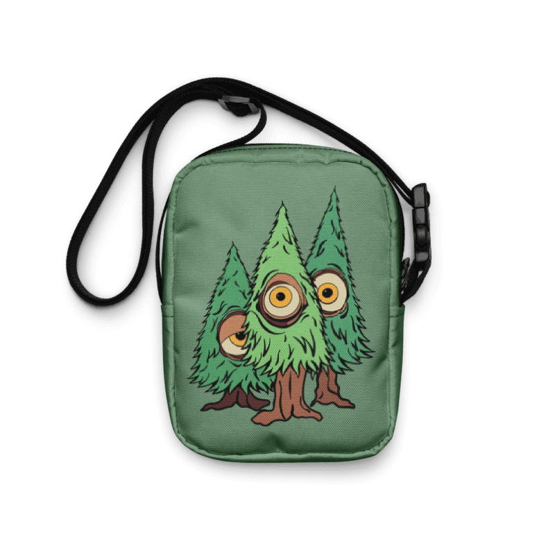 Goose the trees have eyes crossbody bag