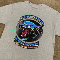 Image 2 of CHROME PANTHER TEE - GREY