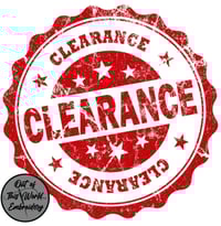 Clearance ready to sell items
