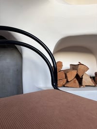 Image 3 of Paire de chaises italiennes métal noir 