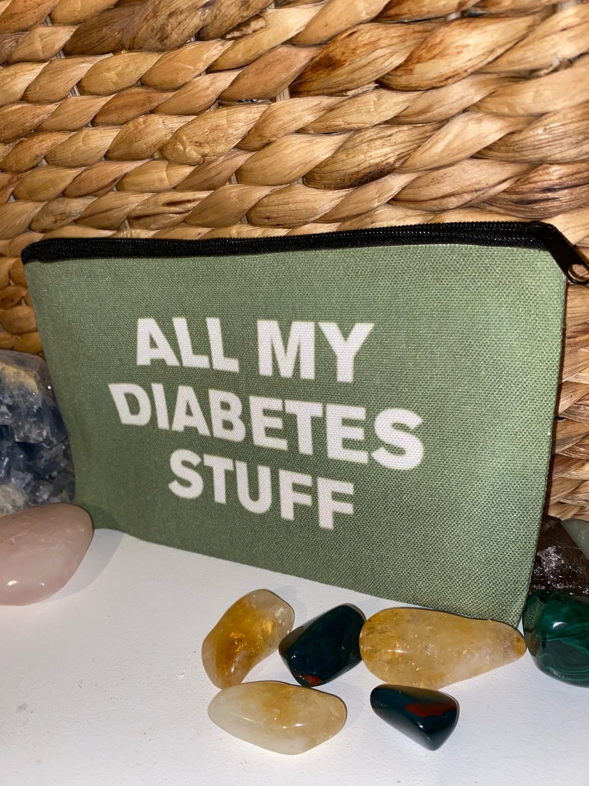 All my diabetes stuff on sale bag