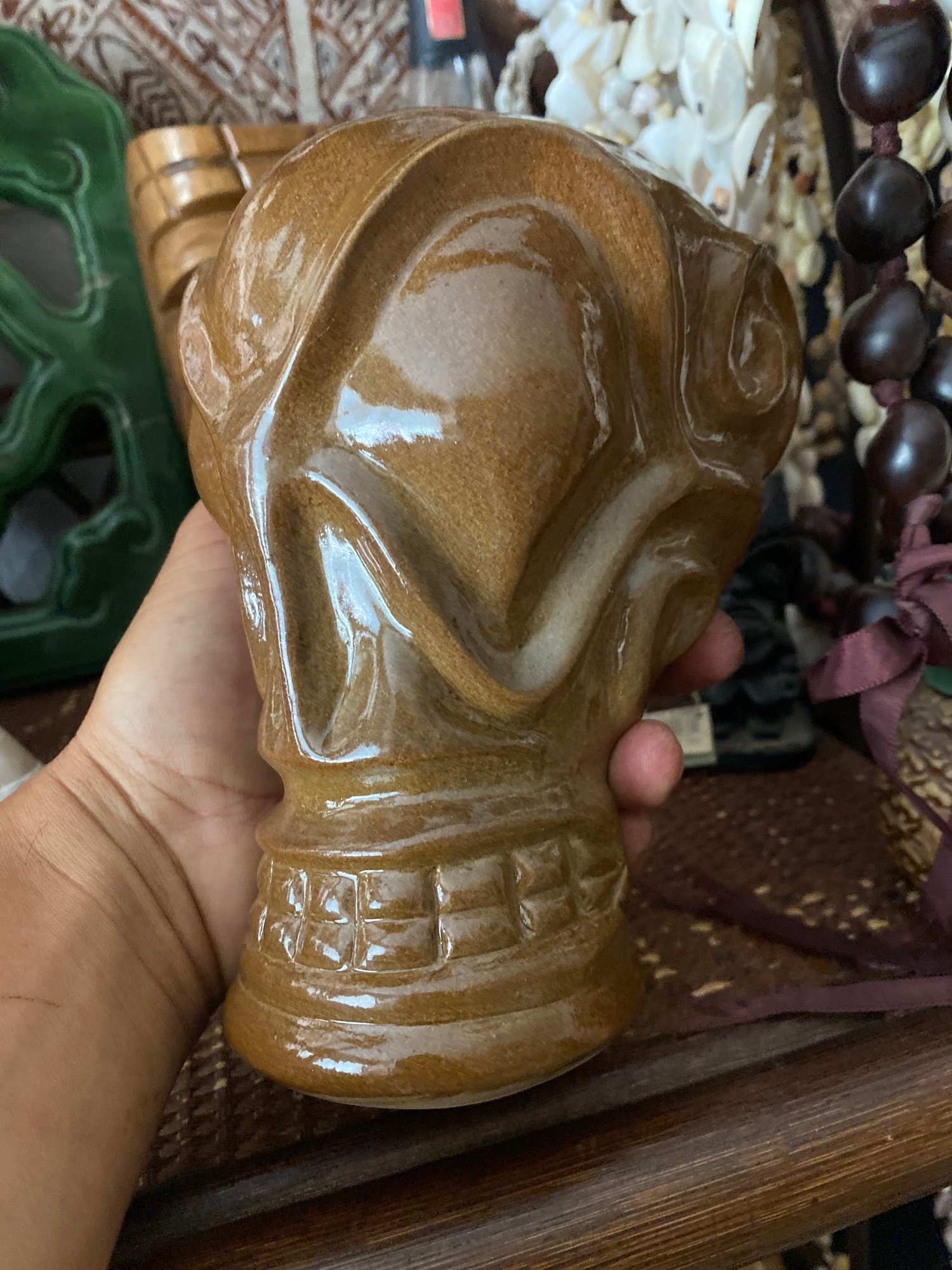 Image of Classic Marquesan Mug - 20 oz - Glossy Brown (b) - US Shipping Included 