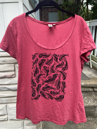 Image 1 of 'Schools Out' Custom Blockprinted Tee (see Size)