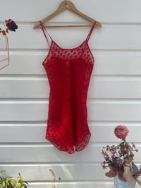 Image 1 of Vintage red negligee 