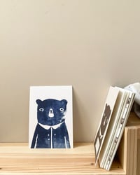 Image 1 of CARTE Mr. Bear blue