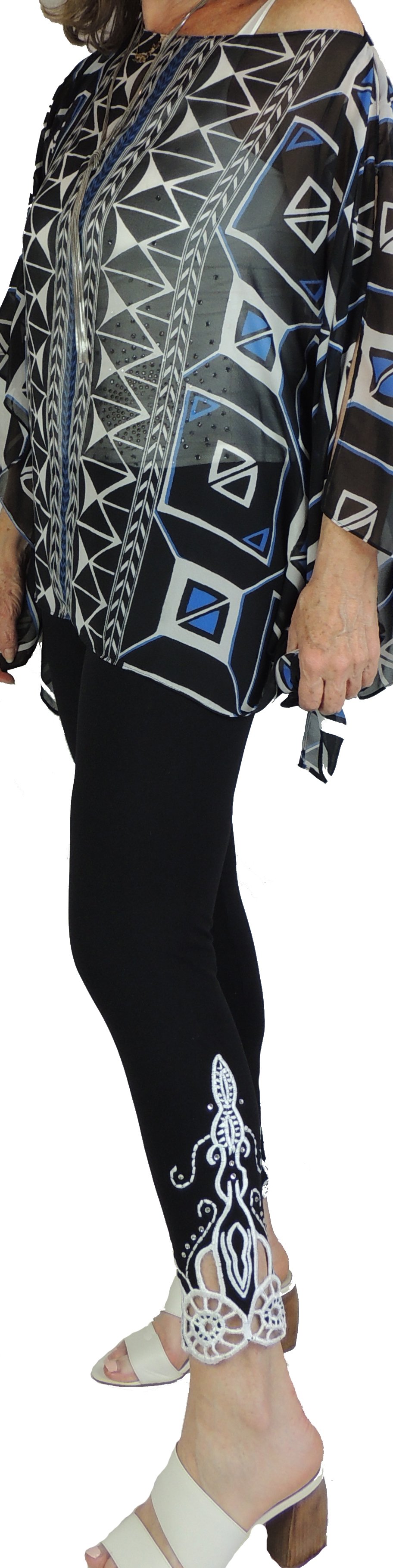 Black Crop Richelieu FW6023