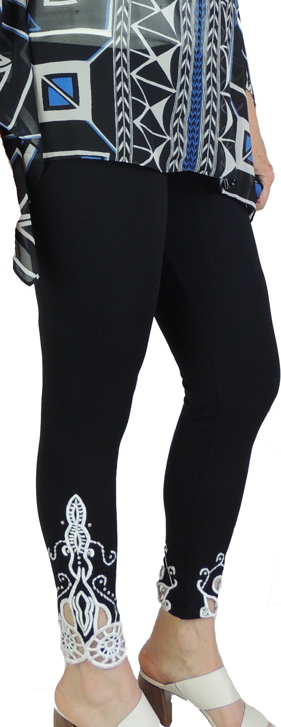 Black Crop Richelieu FW6023