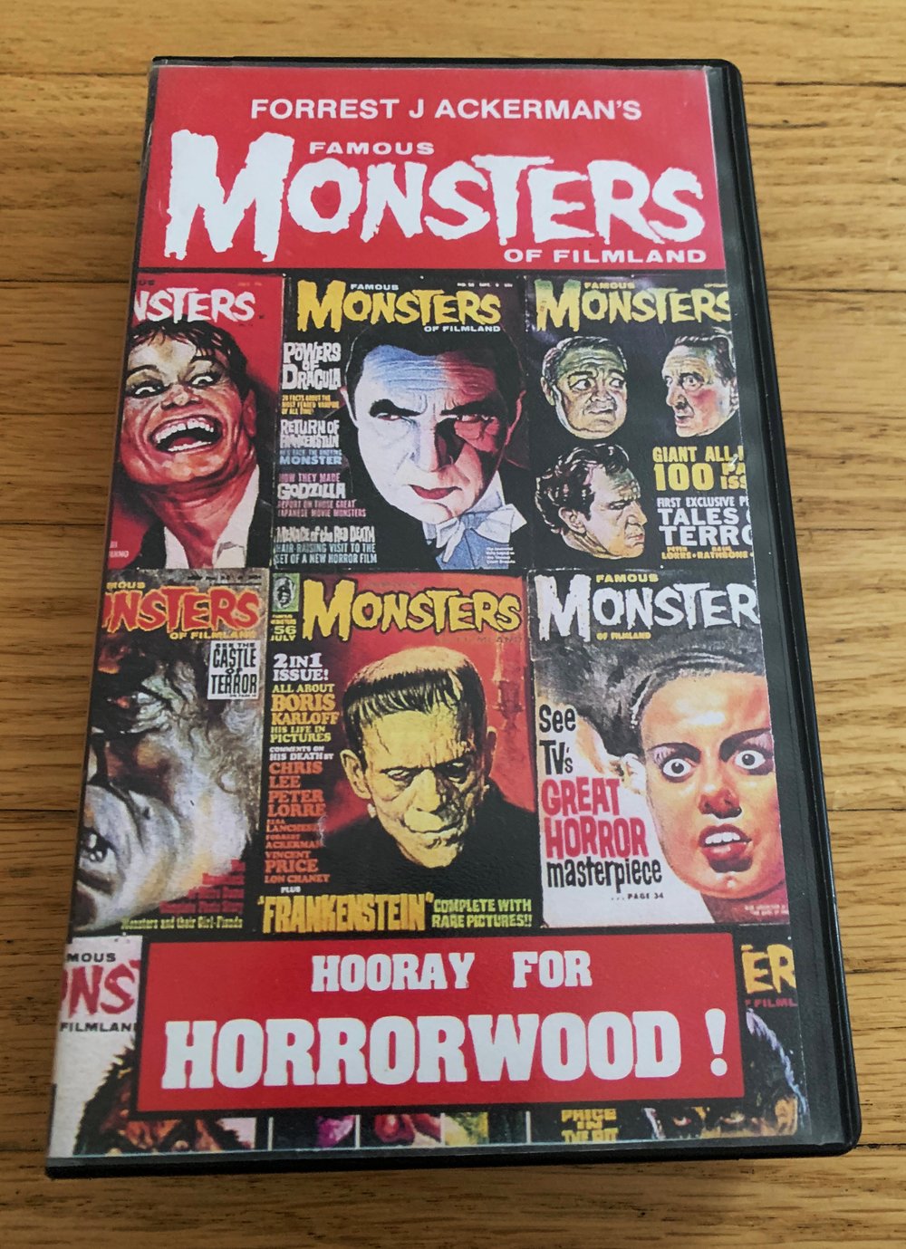 Forrest J. Ackerman's FAMOUS MONSTERS OF FILMLAND Hooray for Horrorwood! VHS