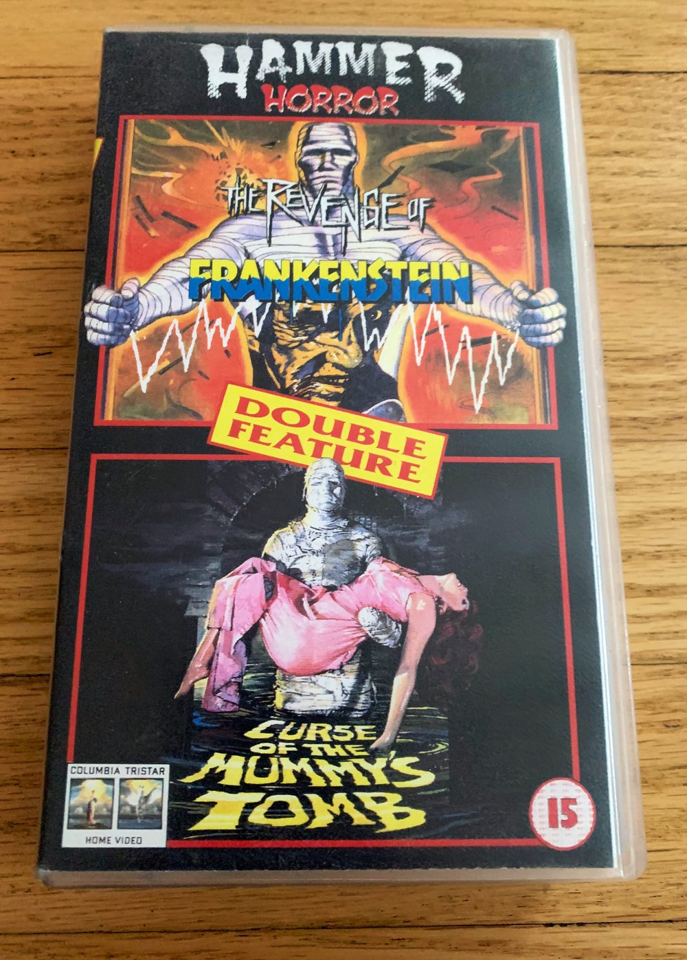 Hammer Horror Double Feature: THE REVENGE OF FRANKENSTEIN and CURSE OF THE MUMMY'S TOMB VHS