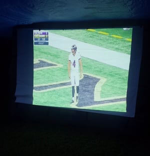 Blow Up Projector Screen 