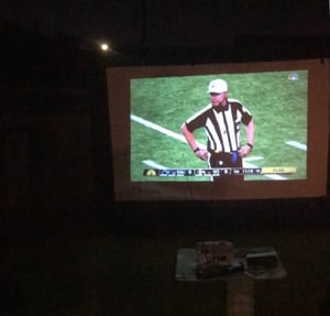 Blow Up Projector Screen 