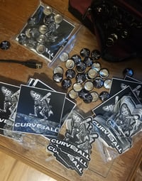 Image 2 of Curveball Stickers & Pins 