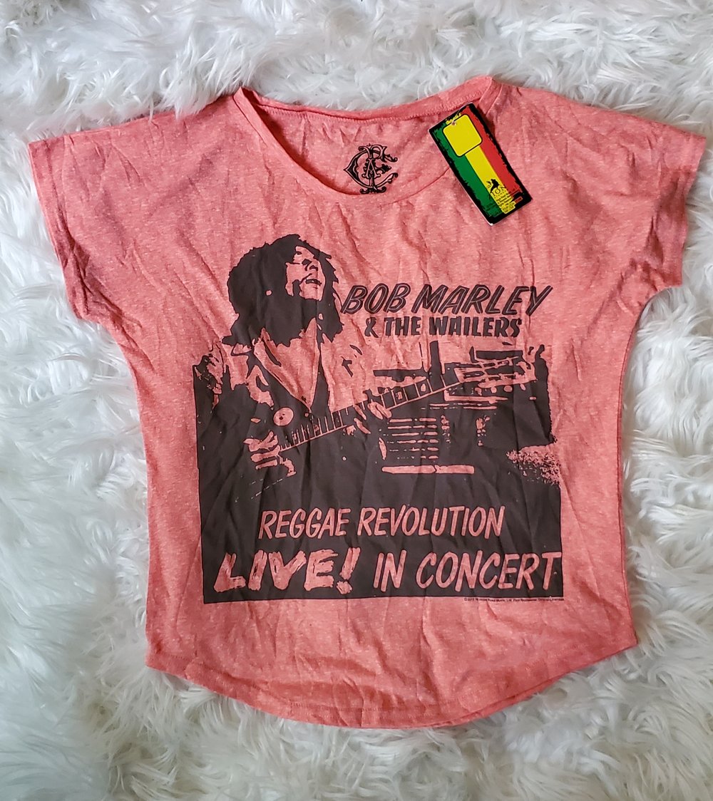 Bob marley live ladies tee