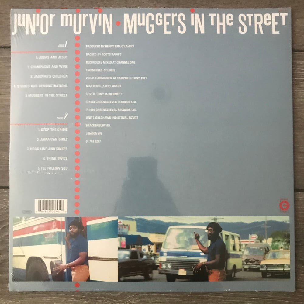 Image of Junior Murvin - Muggers In The Street Vinyl LP